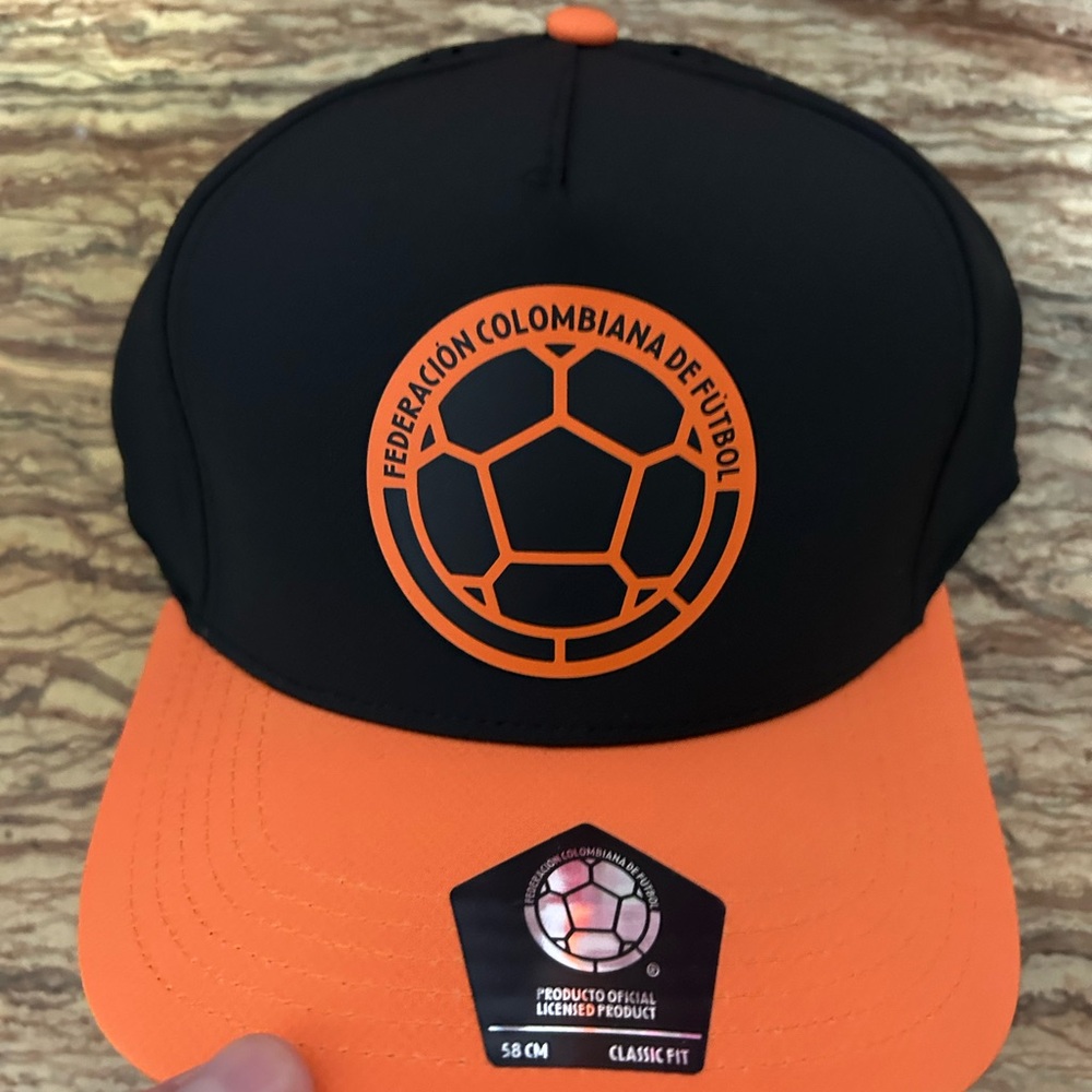 Black and Orange Cap